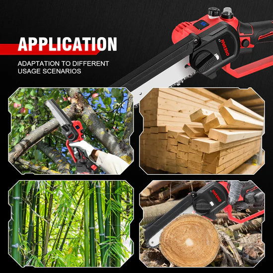 Motosierra Eléctrica Portátil CutMax® (MALETIN + BATERIA EXTRA)